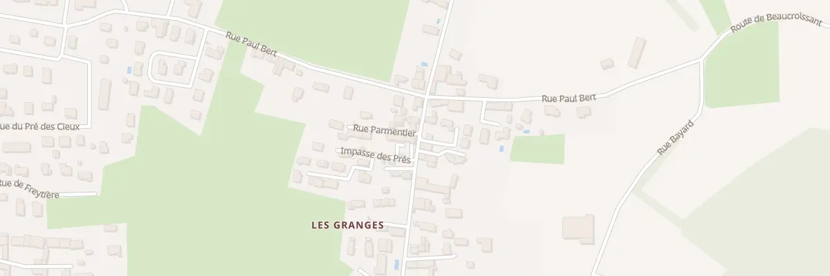 Plan du 175A Rue Parmentier à Izeaux