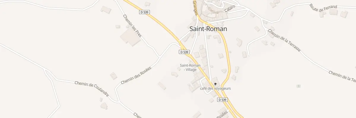 Plan du 297 Rte de Chatillon à Saint-Roman