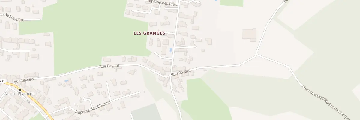 Plan du 40 Rue Parmentier à Izeaux
