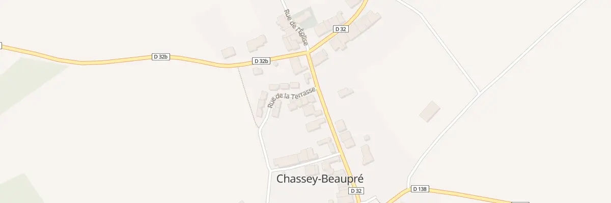 Plan du 3 Rue de la Terrasse à Chassey-Beaupré