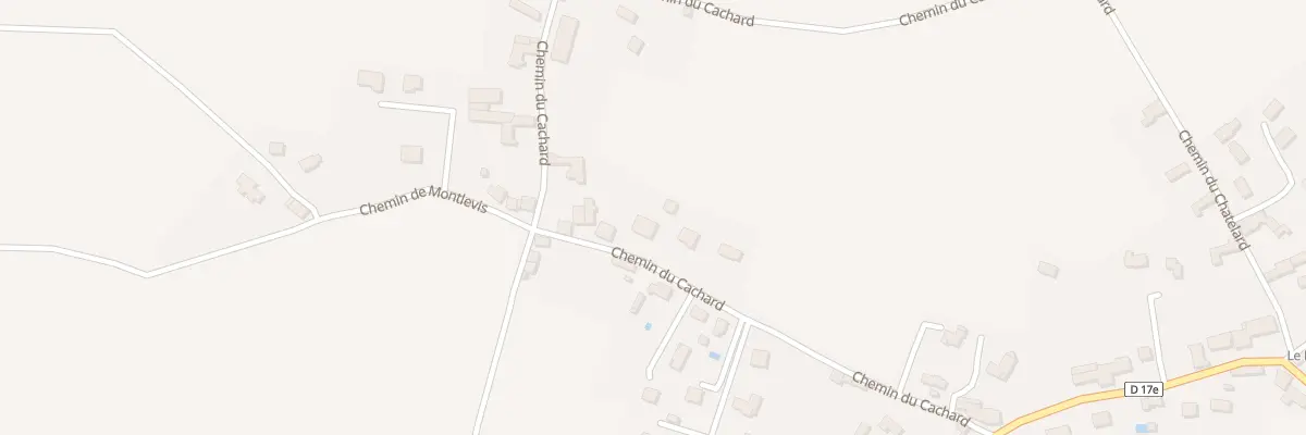 Plan du 36 Che du Cachard à Montagnieu