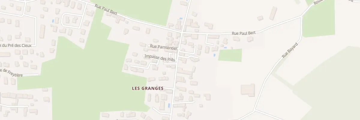 Plan du 160 Rue Parmentier à Izeaux