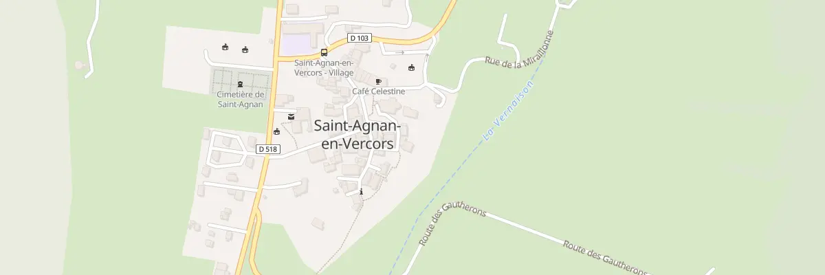 Plan du 35 Rue de l’Eglise à Saint-Agnan-en-Vercors
