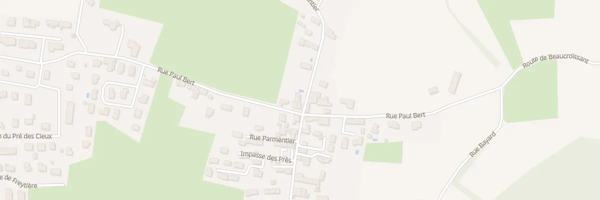 Plan du 225 Rue Parmentier à Izeaux