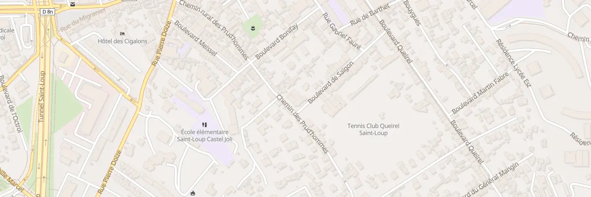 Plan du 75 Che des Prud Hommes à Marseille 10e Arrondissement