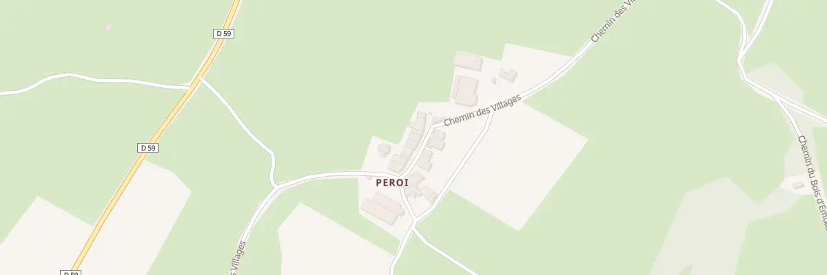 Plan du 597 Rte des Villages à Hautecourt-Romanèche