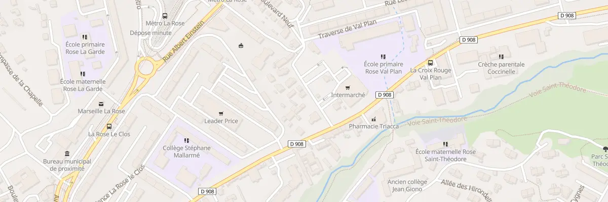 Plan du 11 Bd Neuf à Marseille 13e Arrondissement