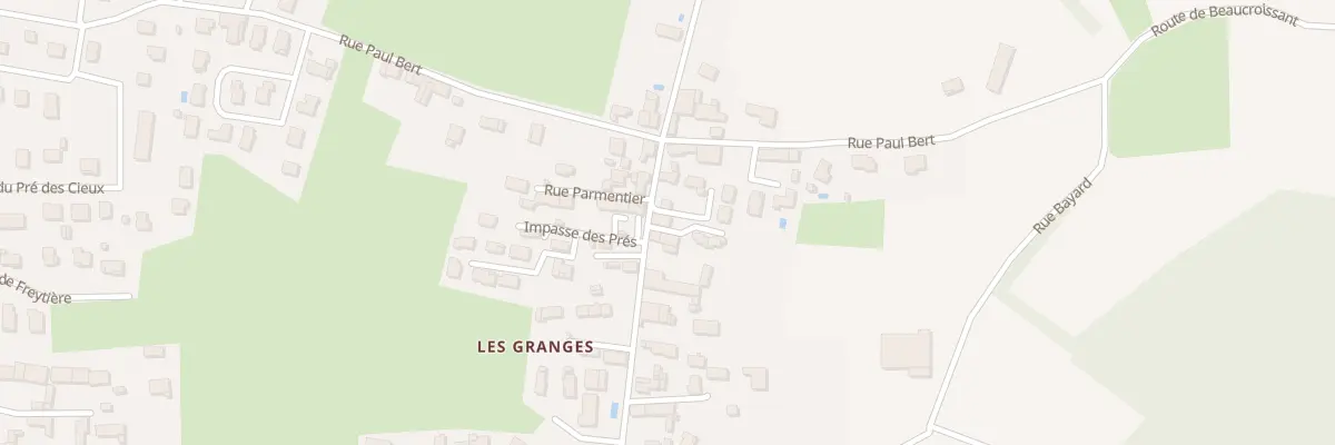 Plan du 170A Rue Parmentier à Izeaux