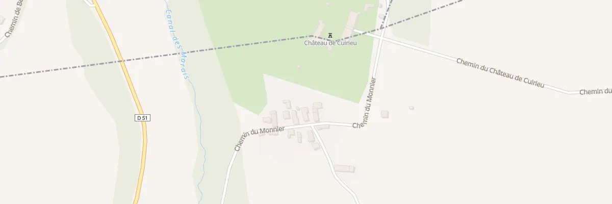 Plan du 59 Che du Monnier à Sainte-Blandine