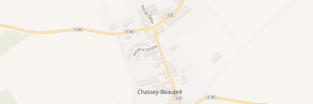 Plan du 1 Rue de la Terrasse à Chassey-Beaupré