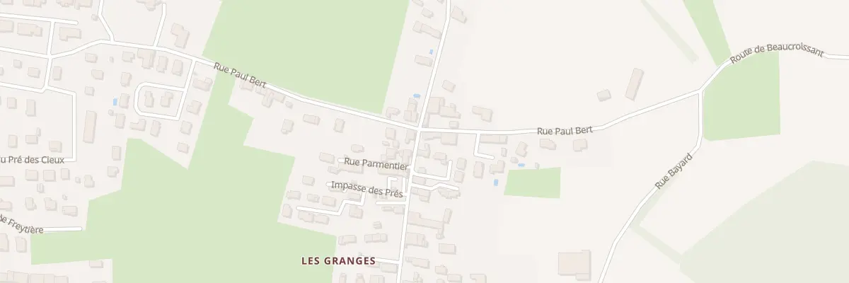 Plan du 5163 Rue Parmentier à Izeaux
