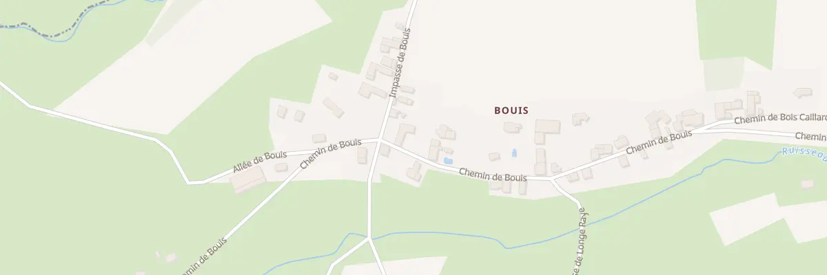 Plan du 59 Che de Bouis à Doissin