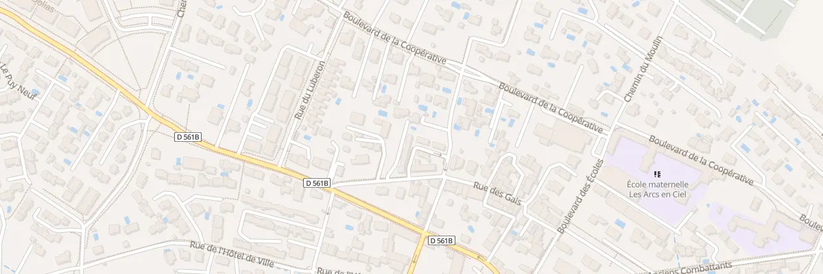 Plan du 258 Av des Gaix au Puy-Sainte-Réparade