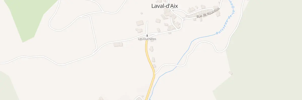 Plan du 185 Rue du Collet de Mendron à Laval-d’Aix