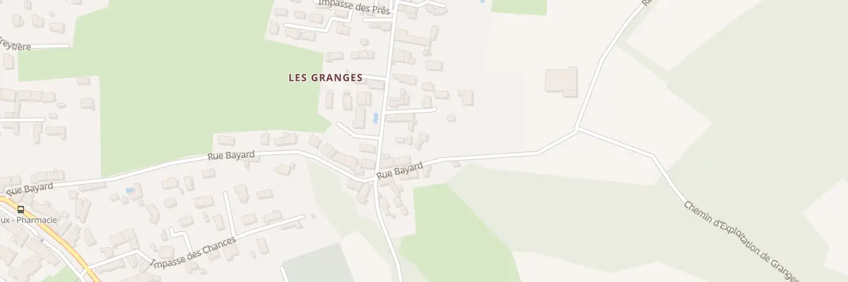 Plan du 31 Rue Bayard à Izeaux