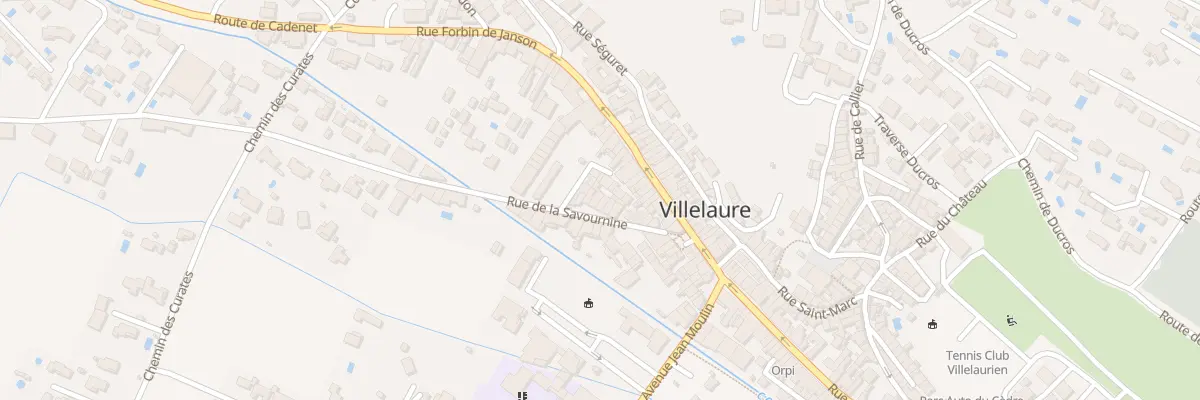 Plan du 84 Rue de la Savournine à Villelaure