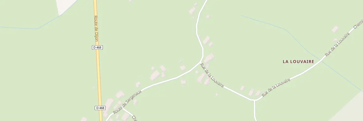 Plan du 7 Rte de Sergenaux à Rye