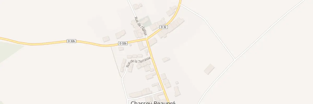 Plan du 28 Gr Grande Rue à Chassey-Beaupré