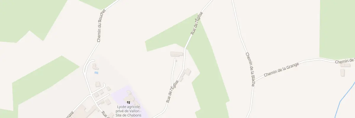 Plan du 27 Rue de l’Église à Châbons