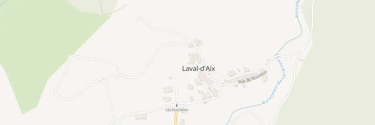 Plan du 5033 Duchere et Rouvillon à Laval-d’Aix