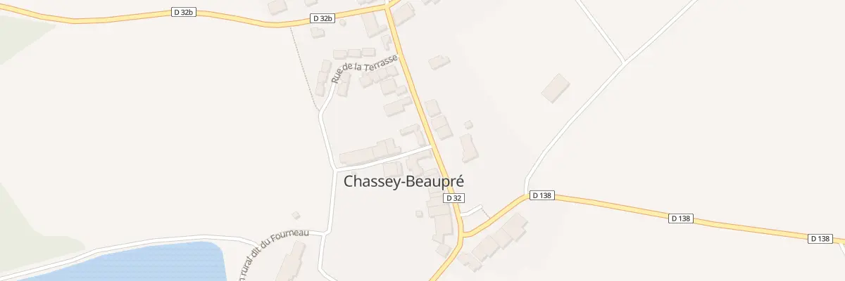 Plan du 29 Gr Grande Rue à Chassey-Beaupré