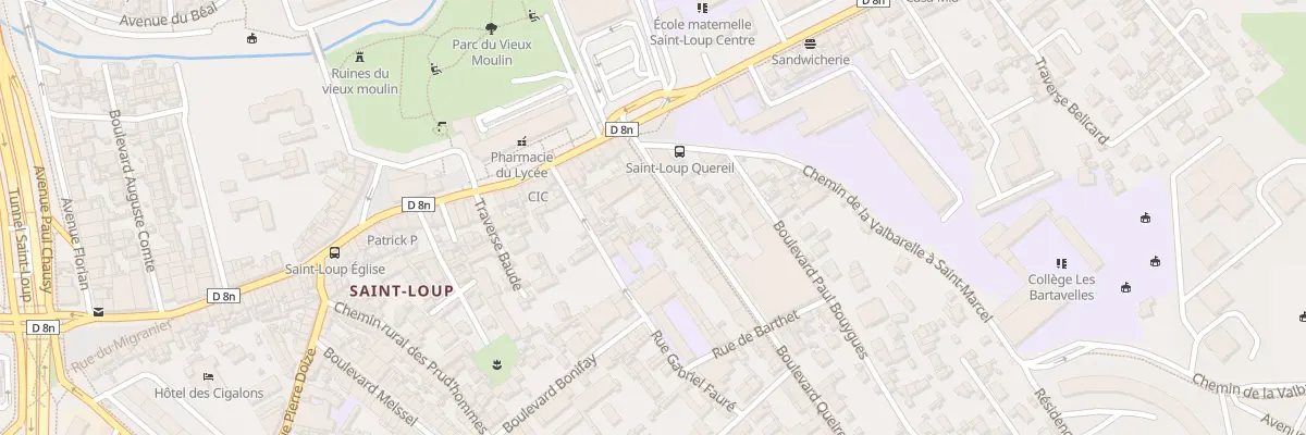 Plan du 16 Bd Queirel à Marseille 10e Arrondissement
