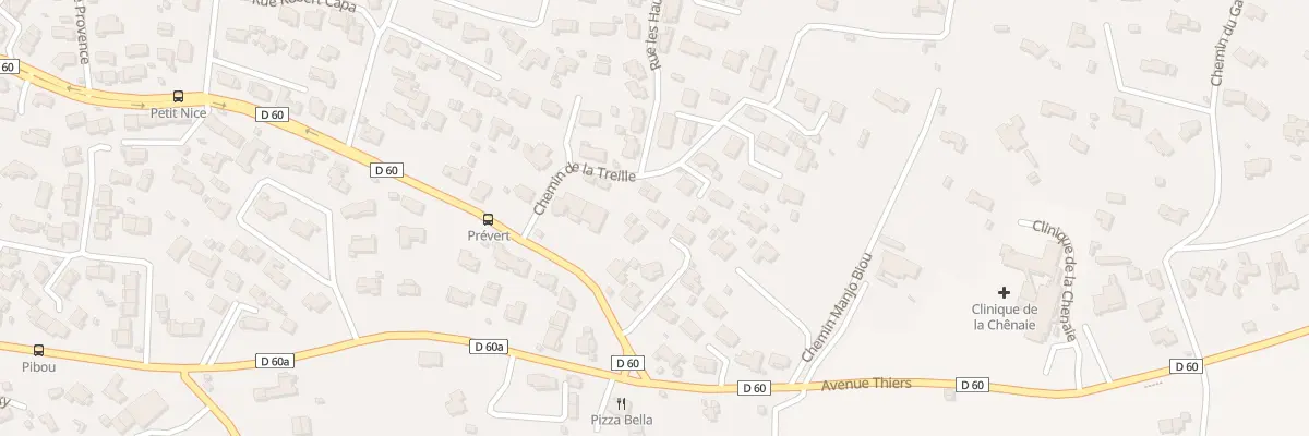 Plan du 9136 Che de la Treille à Bouc-Bel-Air
