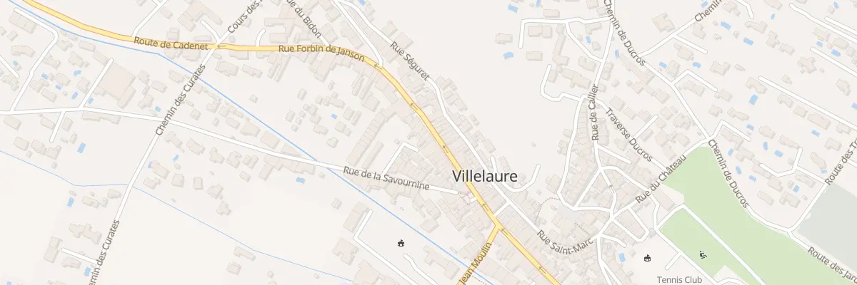 Plan du 123 Rue Forbin de Janson à Villelaure