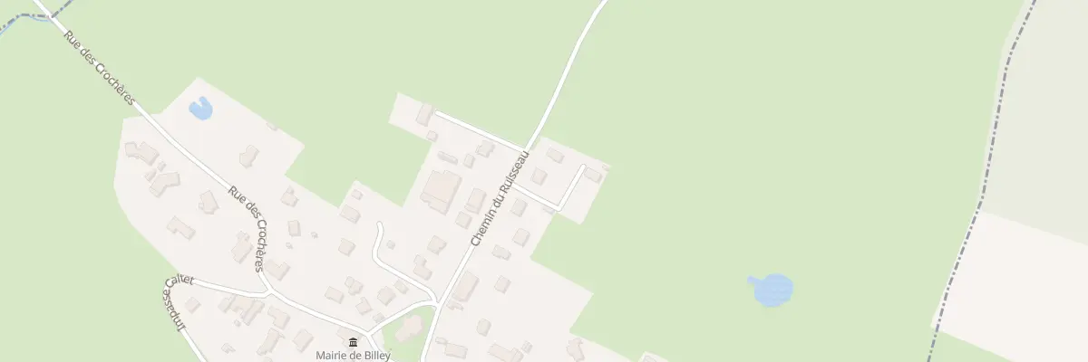 Plan du 10 Che du Ruisseau à Billey