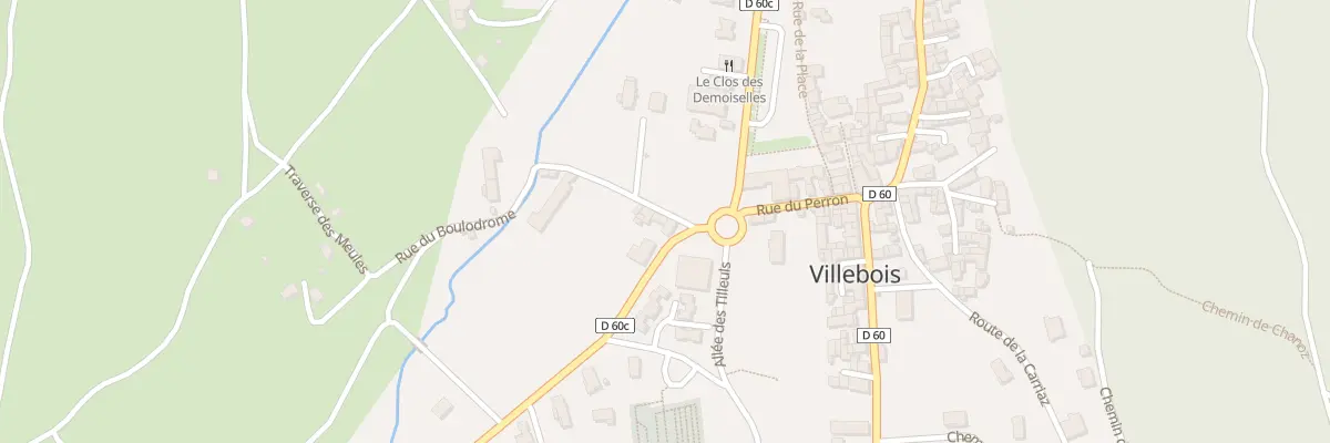Plan du 50 Rte de la Gare à Villebois
