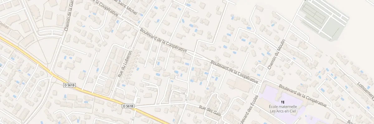 Plan du 98 Bd de la Coopérative au Puy-Sainte-Réparade