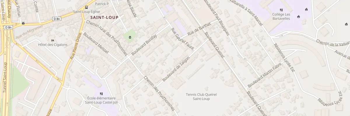 Plan du 28 Bd de Saigon à Marseille 10e Arrondissement