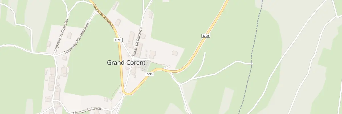 Plan du 5102 En Bellet à Grand-Corent