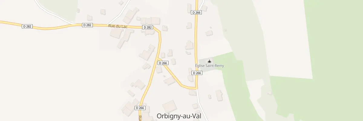 Plan du 8 Rue de la Mairie à Orbigny-au-Val