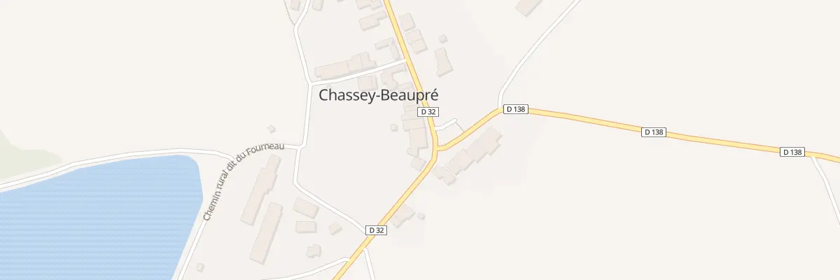 Plan du 13 Gr Grande Rue à Chassey-Beaupré