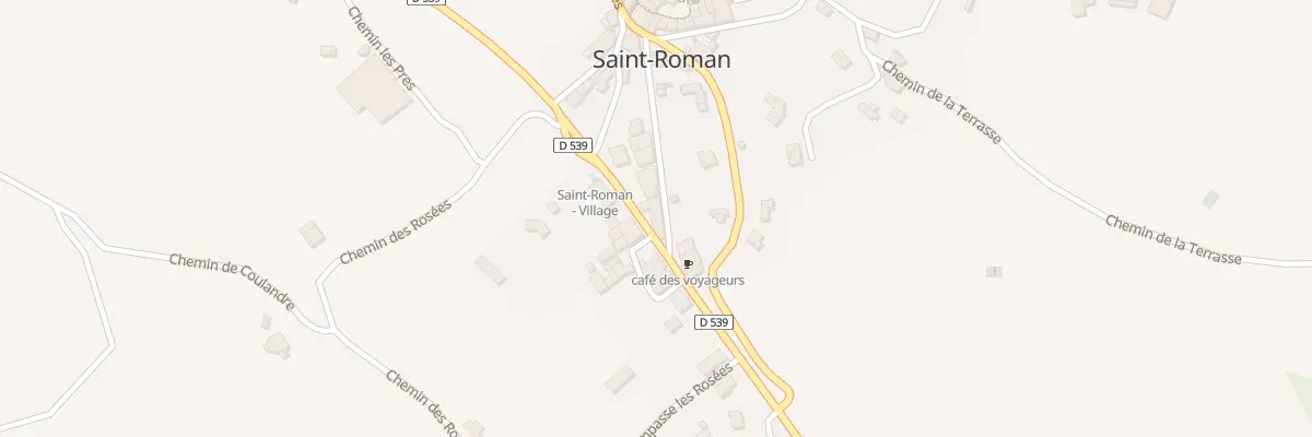 Plan du 136 Mte des Platanes à Saint-Roman