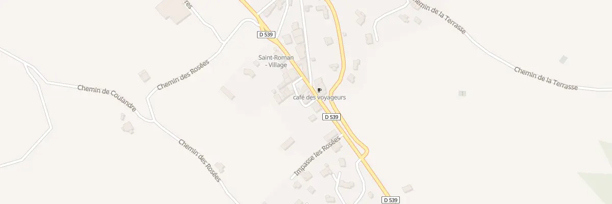 Plan du 73 Che du Lavoir à Saint-Roman