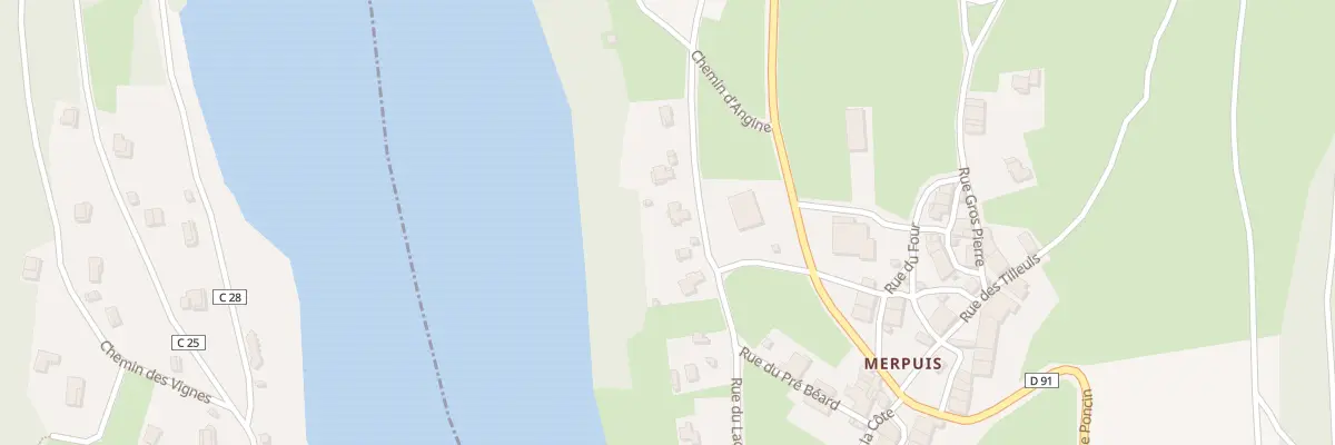 Plan du 5176 Merpuis à Serrières-sur-Ain