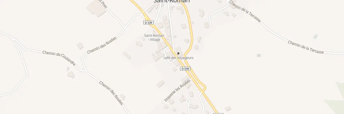 Plan du 472 Rte de Chatillon à Saint-Roman