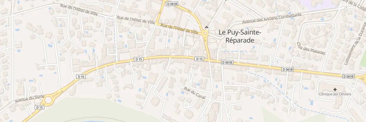 Plan du 15 Av de la Bourgade au Puy-Sainte-Réparade