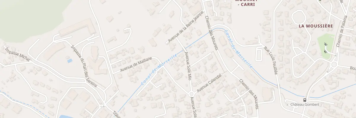 Plan du 55 Av Sole Mio à Marseille 13e Arrondissement