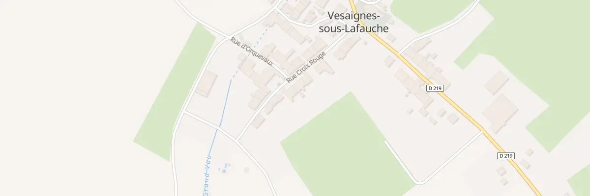 Plan du 13 Rue Croix Rouge à Vesaignes-sous-Lafauche