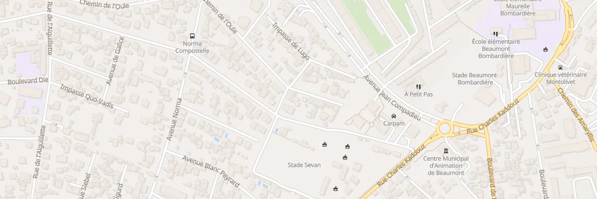 Plan du 4 Imp des Cantabres à Marseille 12e Arrondissement