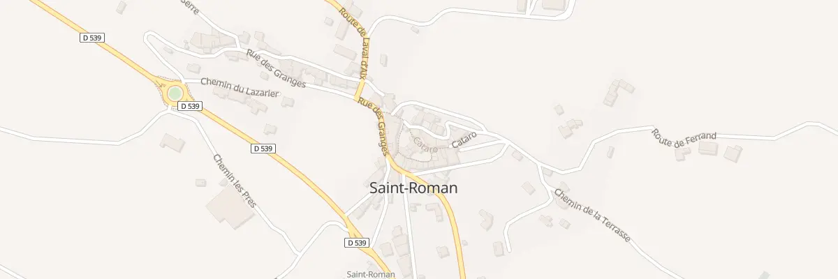 Plan du 78 Cataro à Saint-Roman