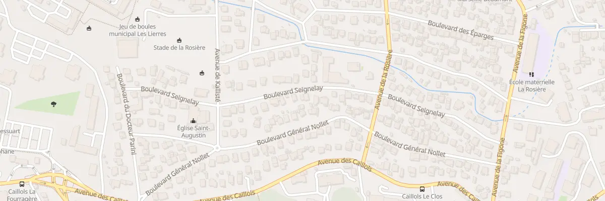 Plan du 68 Bd Seignelay à Marseille 12e Arrondissement