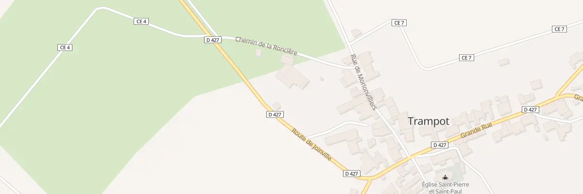 Plan du 2 Rte de Joinville à Trampot
