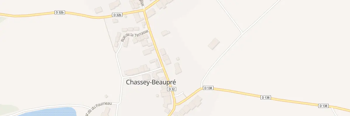 Plan du 20 Gr Grande Rue à Chassey-Beaupré