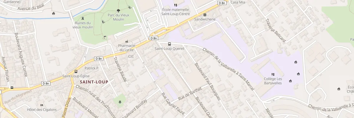 Plan du 17 Bd Queirel à Marseille 10e Arrondissement