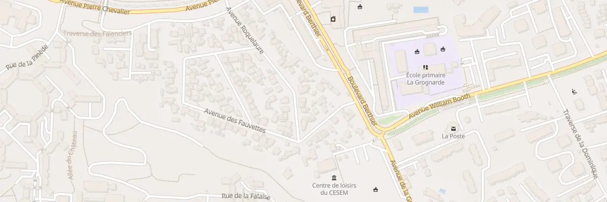 Plan du 24 Av Gabriel Roquelaure à Marseille 11e Arrondissement
