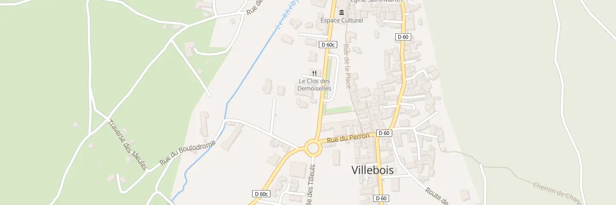 Plan du 170 Rue de Vougy à Villebois